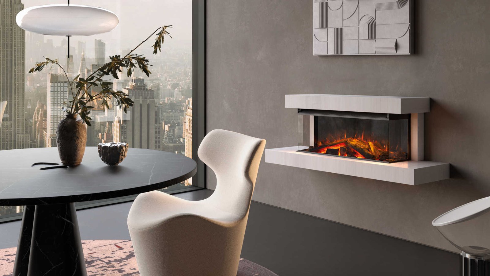 Cheminée électrique Lumen 870 2000W - LA NORDICA EXTRAFLAME-